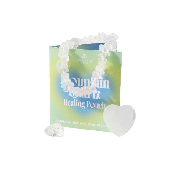 Myga gem pouch rock quartz - British product