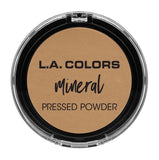 L.A. Colors Mineral Pressed Powder Warm Caramel 7.5g, imported from the UK