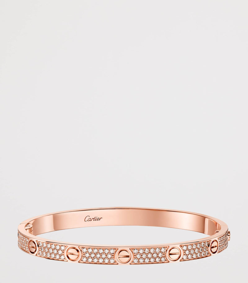 Cartier LOVE bracelet rose gold diamond medium - British product