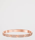 Cartier LOVE bracelet rose gold diamond medium - British product