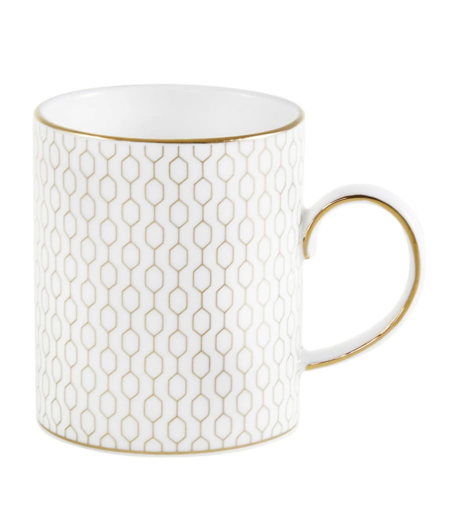 Wedgwood Gio Gold bone china mug (British brand)