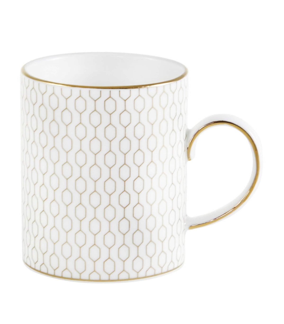 Wedgwood Gio Gold bone china mug (British brand)