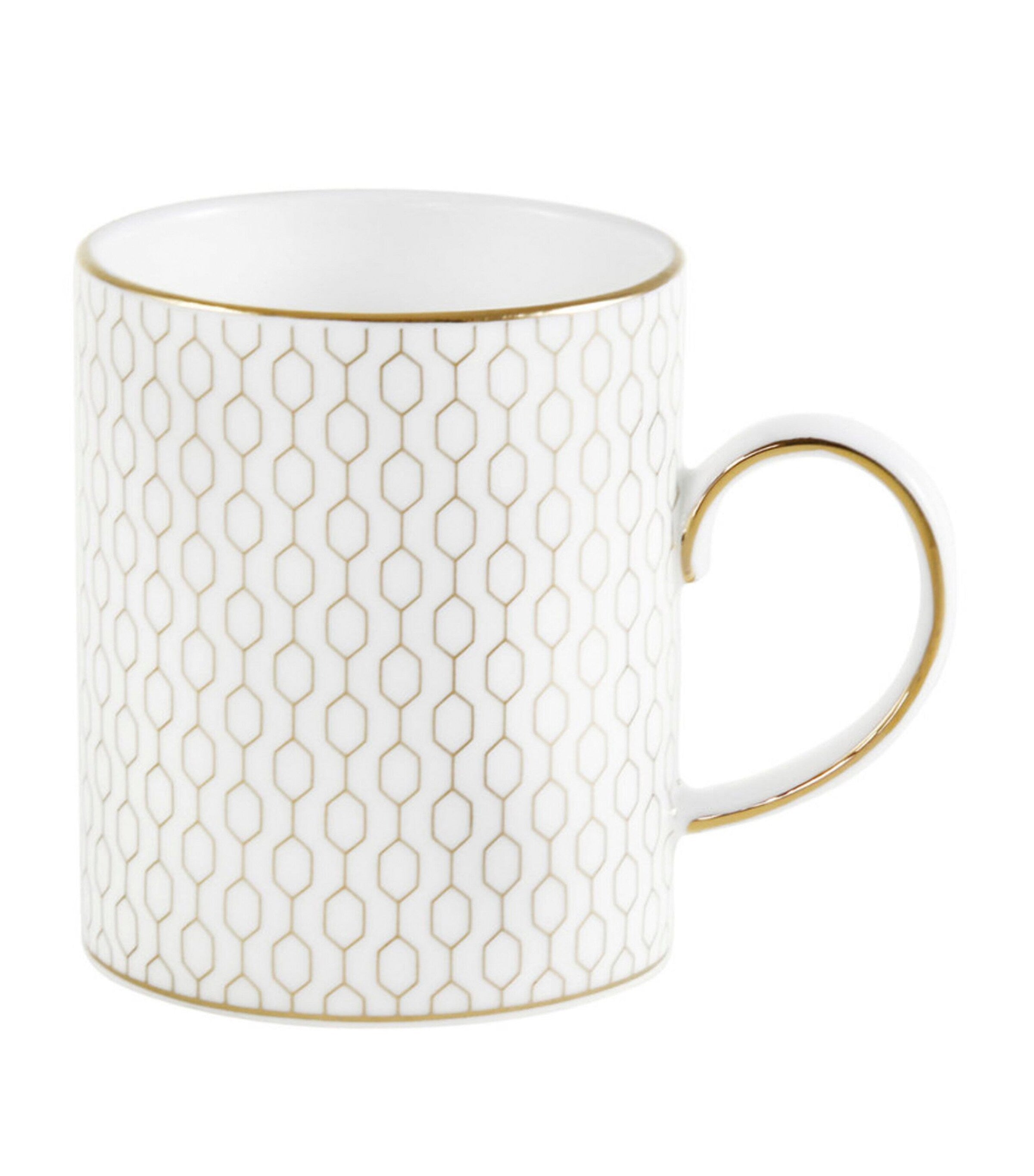 Wedgwood Gio Gold bone china mug (British brand)