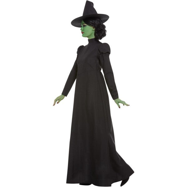 Smiffys wicked witch costume black dress and hat - British product
