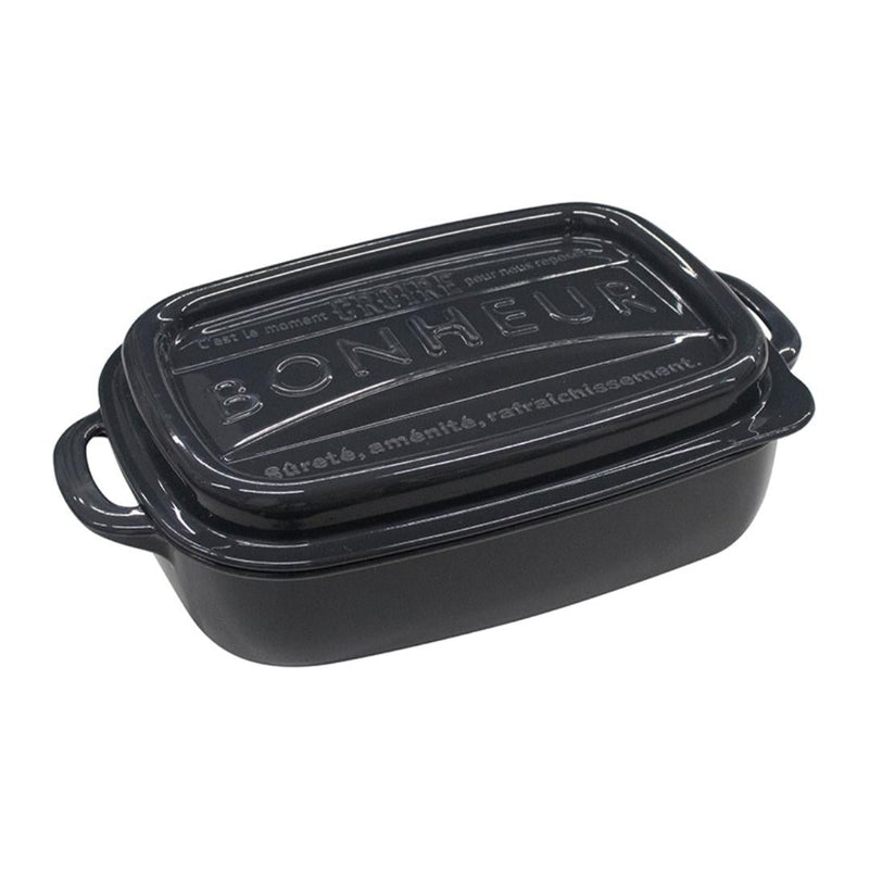 Yamada Bonheur lunch box dark grey 3L, imported from the UK