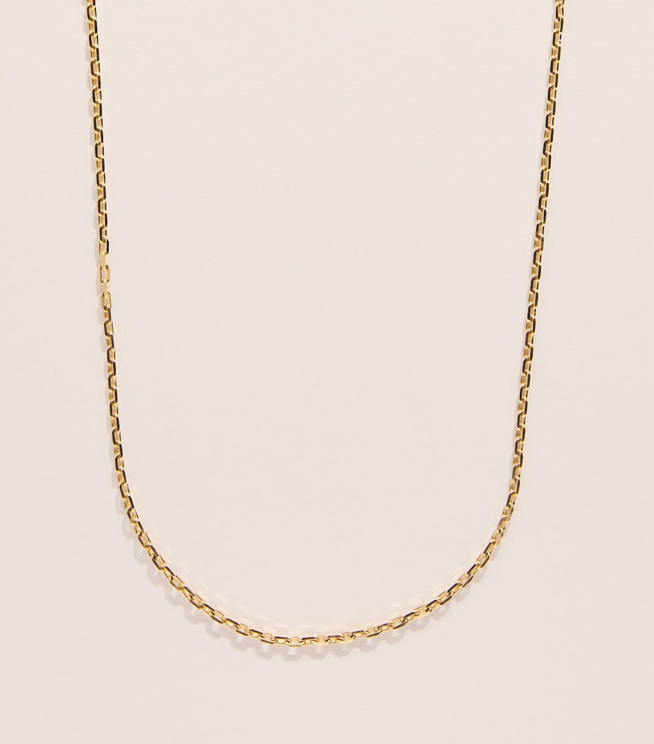 Jade Trau Gelbgold Rechteck-Halskette, UK-Version