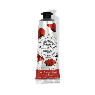 Superdrug Durance Soft Hand Cream Pretty Poppy - French Moisturiser Buy - McGrocer- Buy online at McGrocer