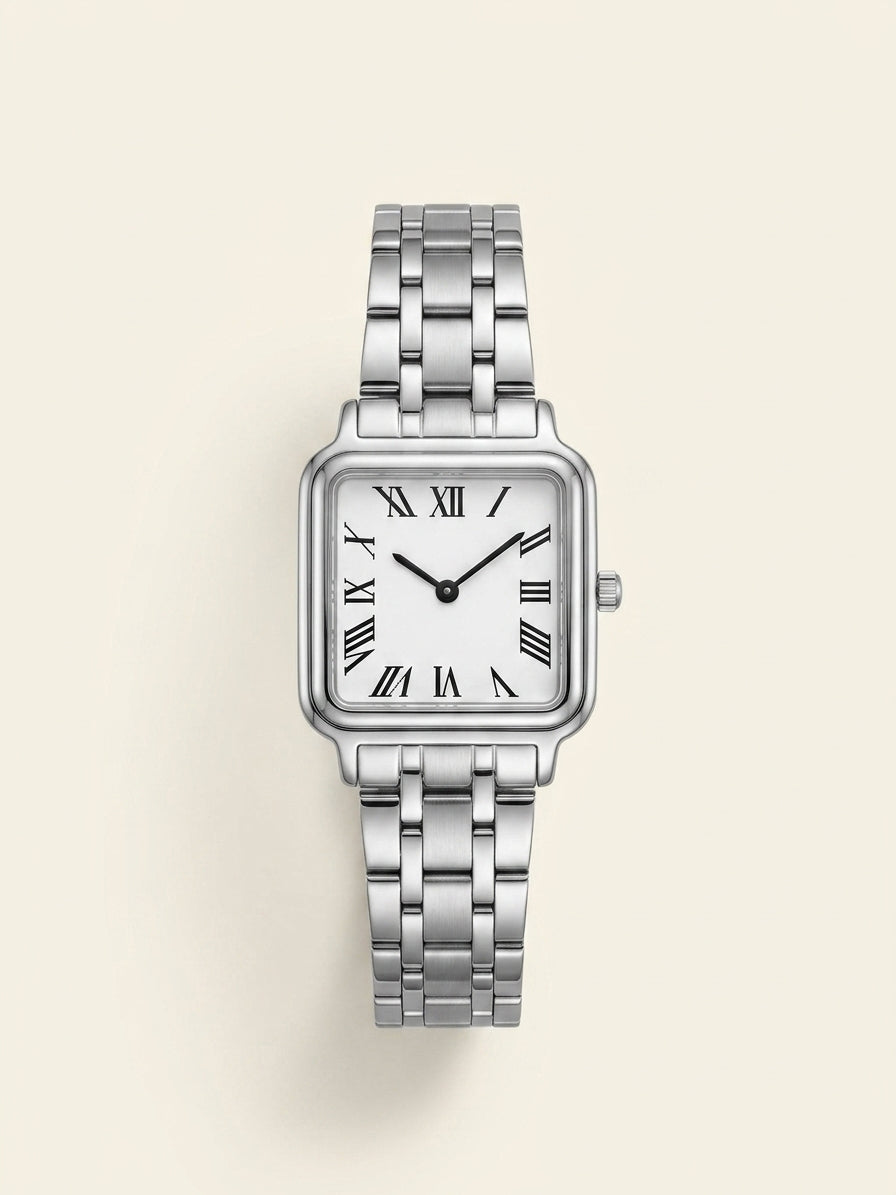 Cartier Panthère small steel watch with 0.23ct diamonds, UK version