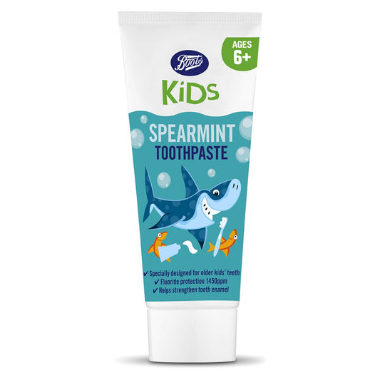 Boots Kids Mint Toothpaste 6+yrs 75ml GOODS Boots   