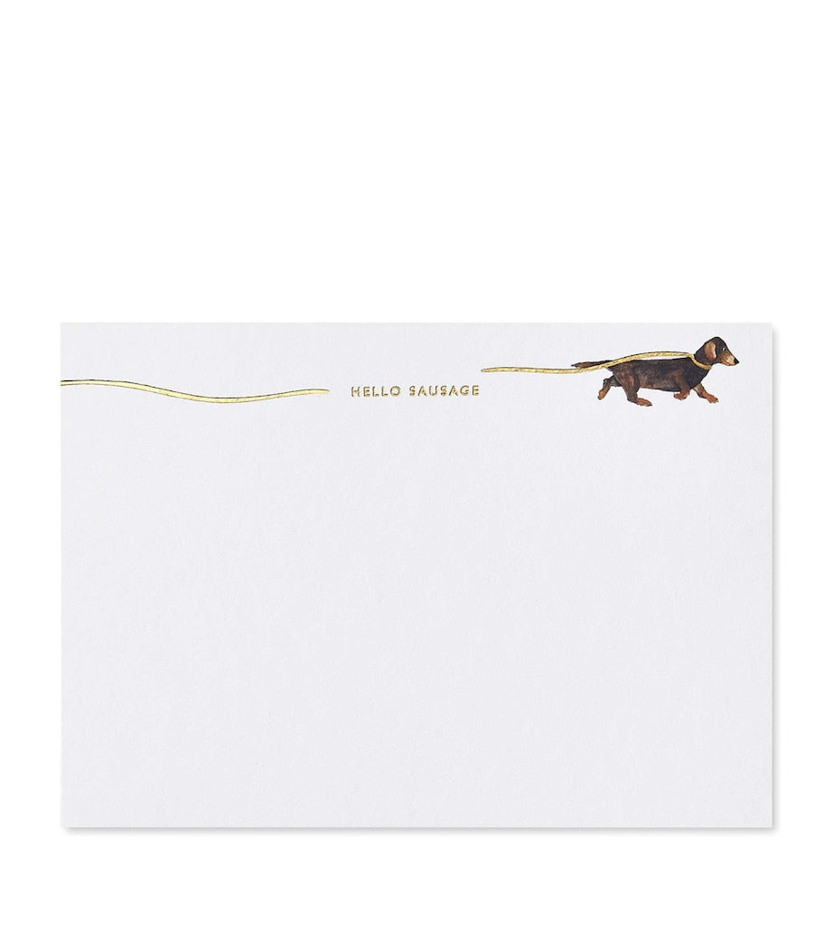 Jo Laing Hello Sausage A6 correspondence cards, UK version