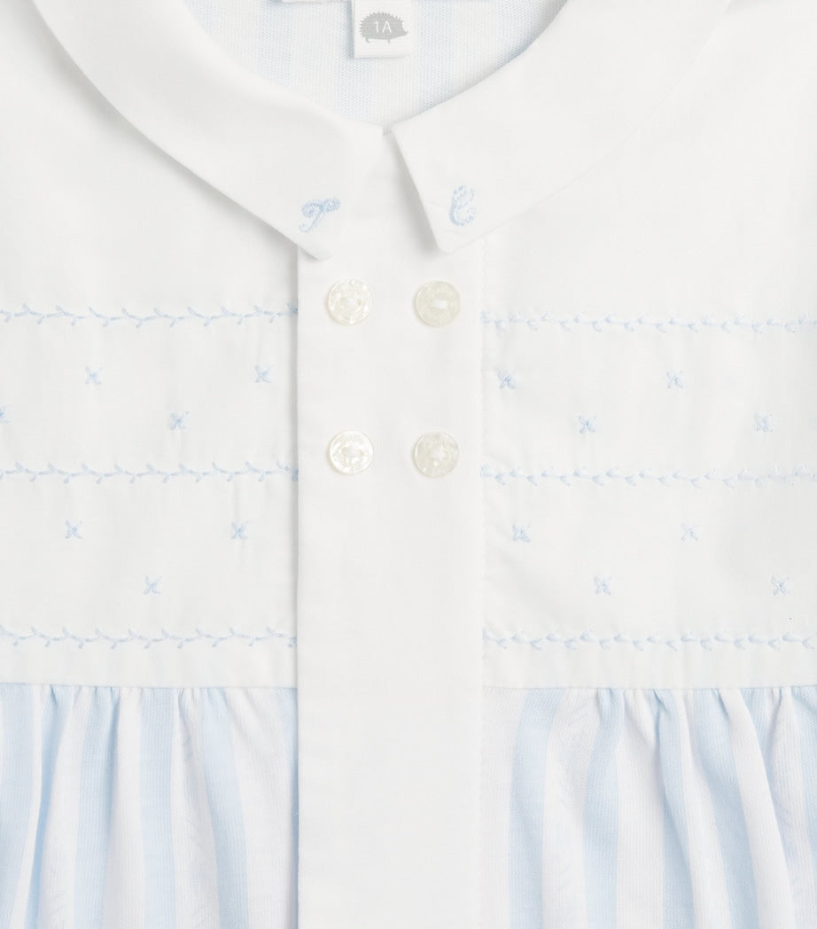 Tartine et Chocolat cotton stripe baby all-in-one 0-24 months (British brand)