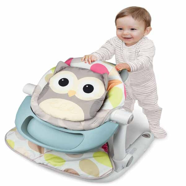 Winfun Sit-To-Walk activity centre Owl, imported from the UK