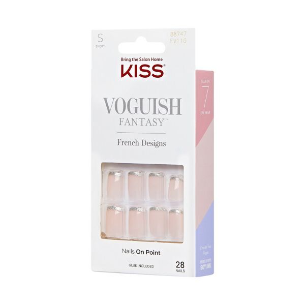 Kiss Voguish Fantasy French Nails - Bisous