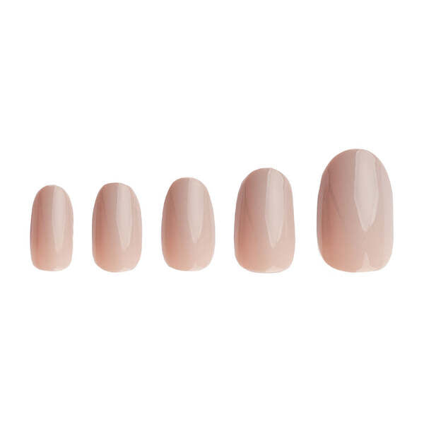 Invogue Classic Nude Oval Nails - Pack of 24