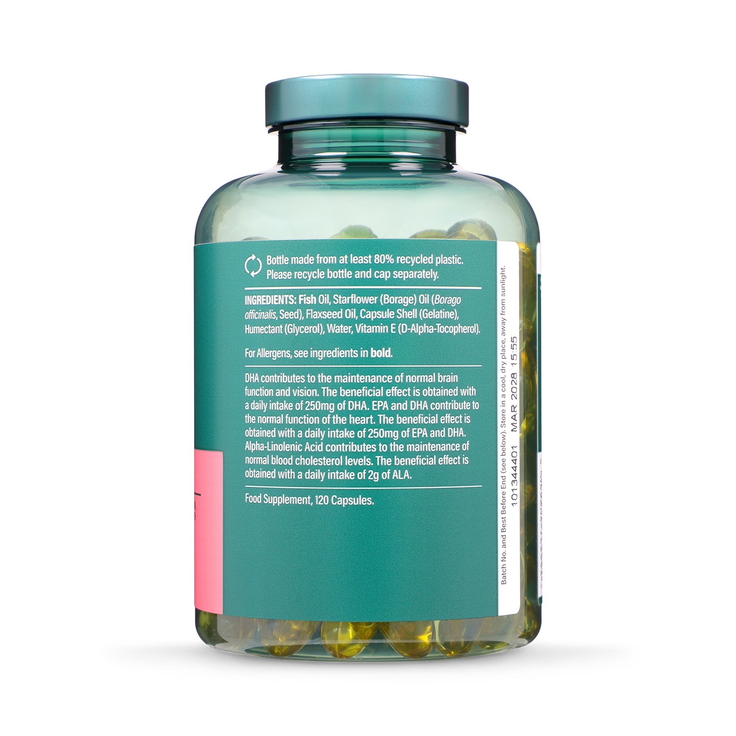 Holland & Barrett Triple Omega 3-6-9 Soft Gel Capsules 120 Count, UK version