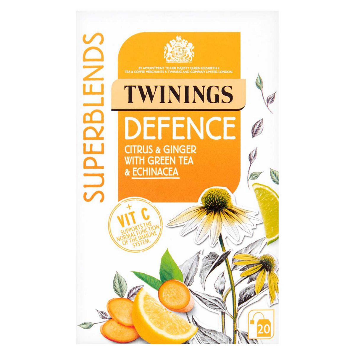 Twinings Superblends Defence Tea Bags - 20 Tea Bags GOODS Boots   