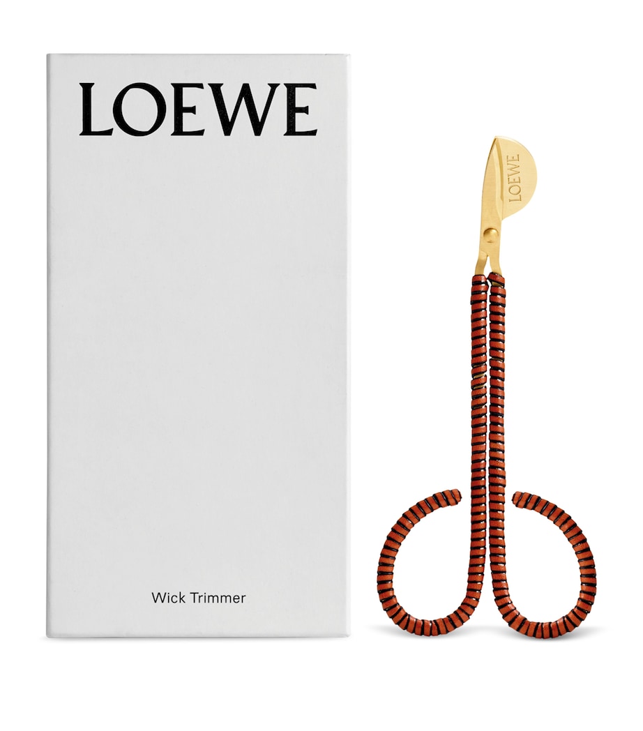 LOEWE brass-leather wick trimmer, UK version