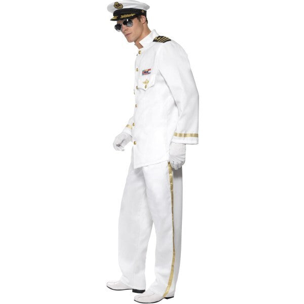 Smiffys deluxe captain costume with jacket trousers cap gloves - British product