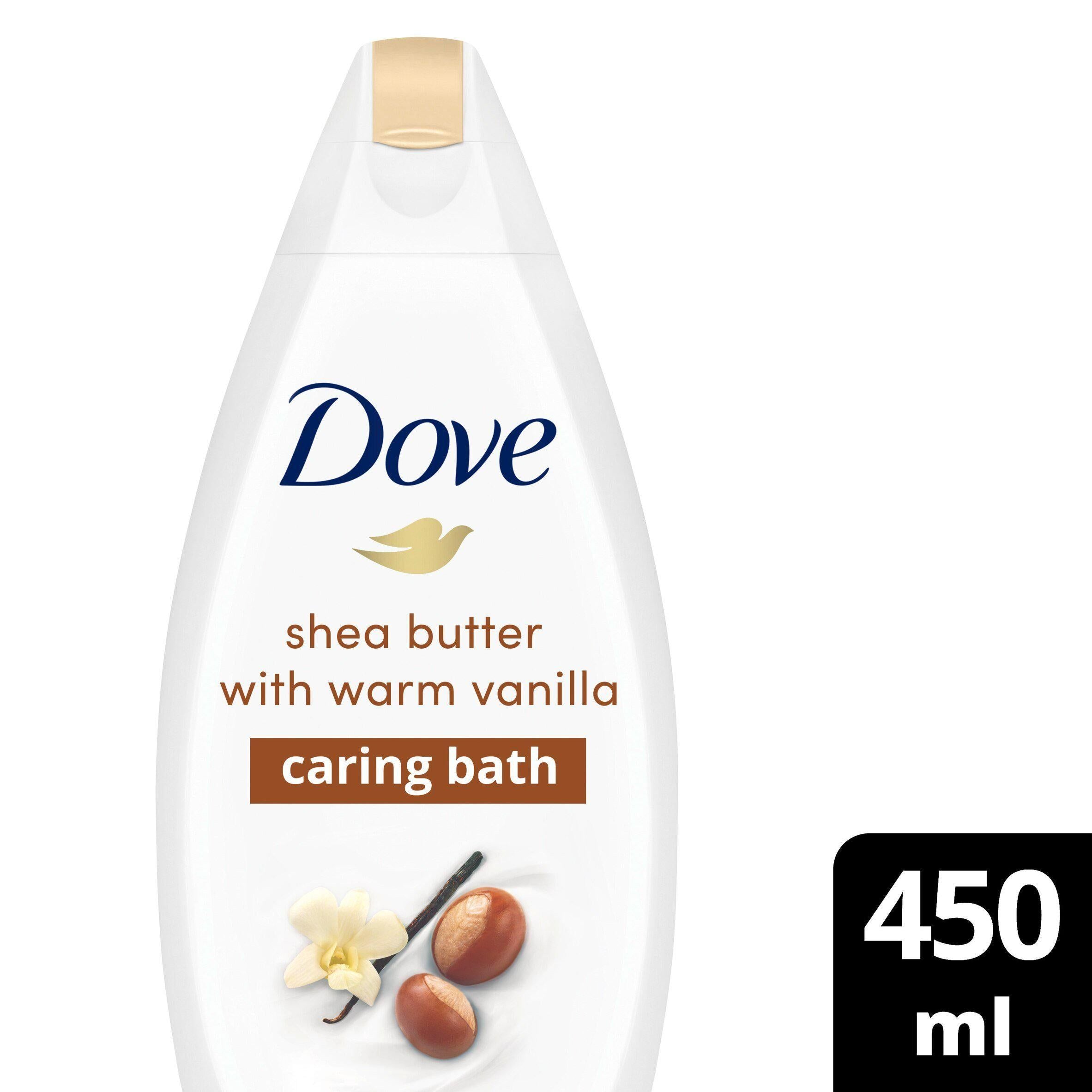 Dove Purely Pampering Shea Butter & Warm Vanilla Bath Soak 450ml GOODS Sainsburys   