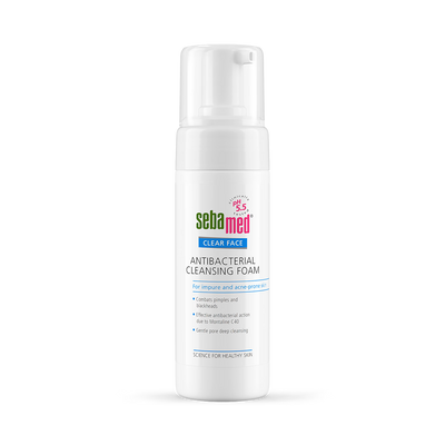 Holland & Barrett Sebamed Clear Face Antibacterial Cleansing Foam 150ml- Buy online at McGrocer