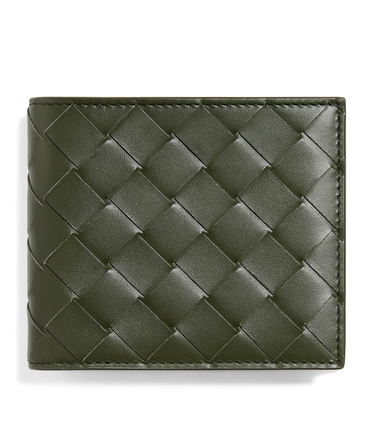 Bottega Veneta Intrecciato bifold wallet calfskin leather, imported from the UK