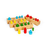 Bigjigs Toys Wooden Peg Blocks Sorting Toy GOODS Superdrug   