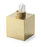 Decor Walther Brass Club Tissue Box in brass finish, UK version