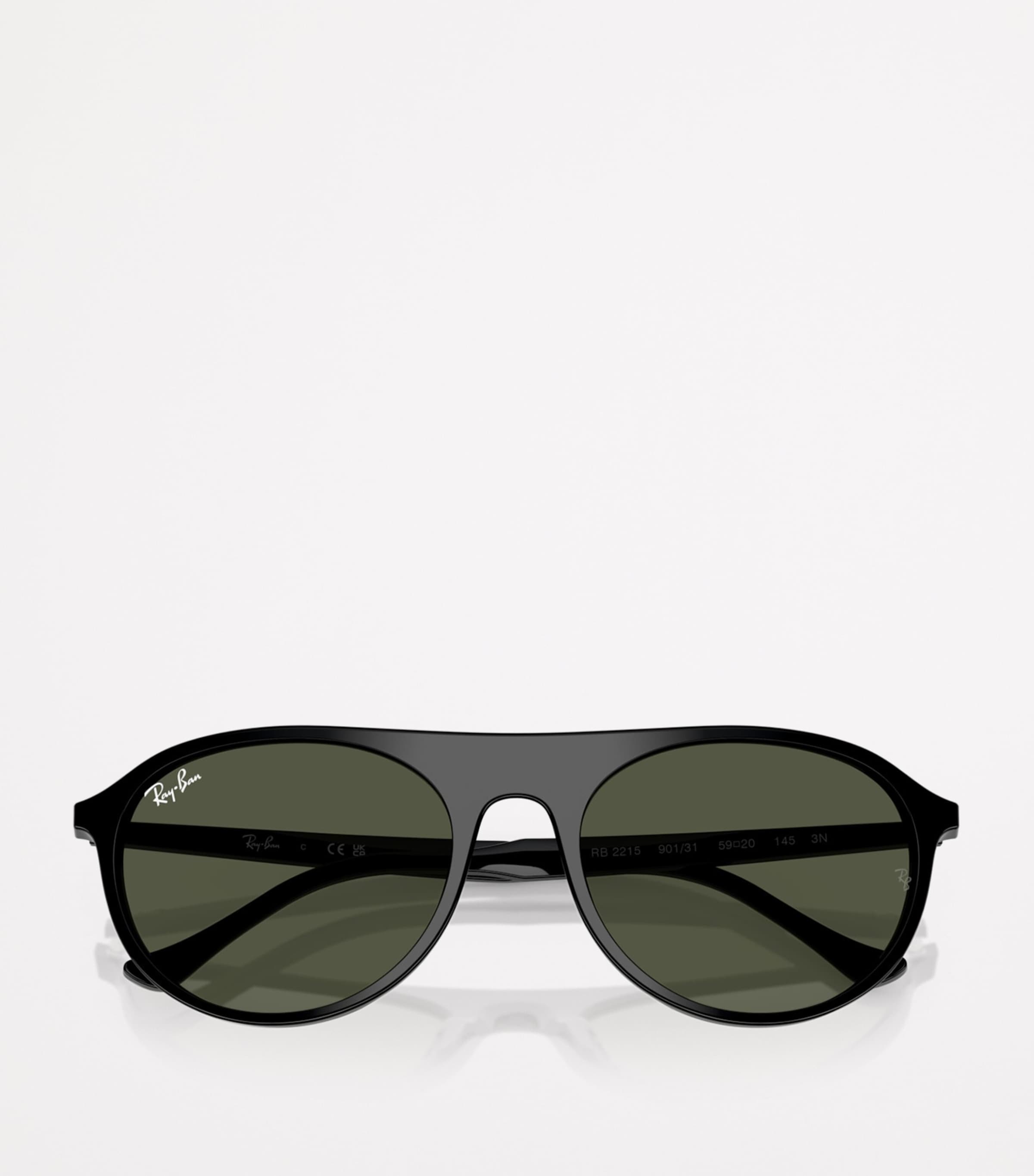 Ray-Ban RB2215 rounded square sunglasses acetate, imported from the UK