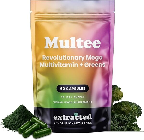 Extracted Multee multivitamin supplement 60 capsules, UK version