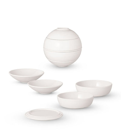 مجموعة عشاء Villeroy & Boch Iconic La Petite 5 قطع بورسلين من Harrods - اشترِ عبر الإنترنت من McGrocer