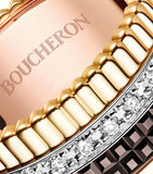 Boucheron Quatre Classique ring with 25 diamonds and mixed gold, UK version