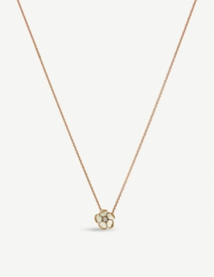 Shaun Leane cherry blossom diamond pendant necklace, 43cm - British product
