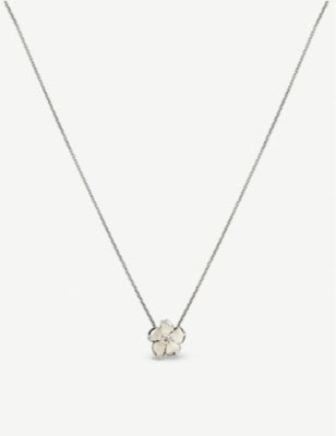 Shaun Leane sterling silver diamond pendant necklace, UK version