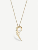 Shaun Leane yellow gold vermeil pearl necklace (British brand)