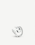 Shaun Leane sterling silver ring with hook design, imported from the UK