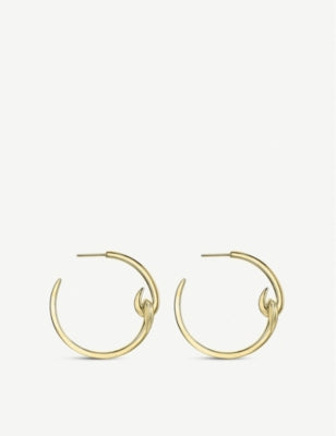 Shaun Leane yellow-gold vermeil small hoop earrings 31mm (British brand)