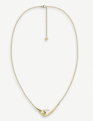 Shaun Leane gold-vermeil hook chain necklace, adjustable 45cm, UK version