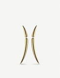 Shaun Leane Quill gold-plated earrings 55mm (British brand)