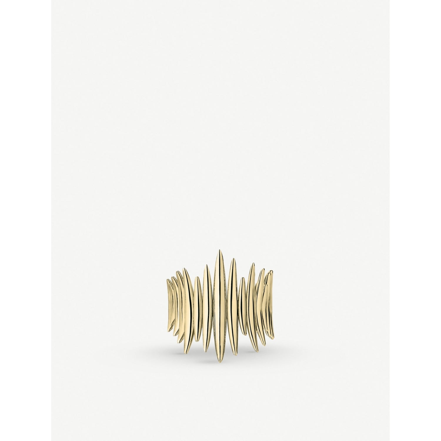 Quill gold-plated vermeil silver ring - P