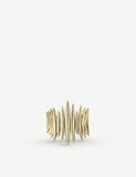 Shaun Leane quill gold-plated vermeil silver ring 2.3cm, UK version