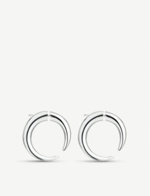 Shaun Leane quill hoop earrings 2.2cm, imported from the UK