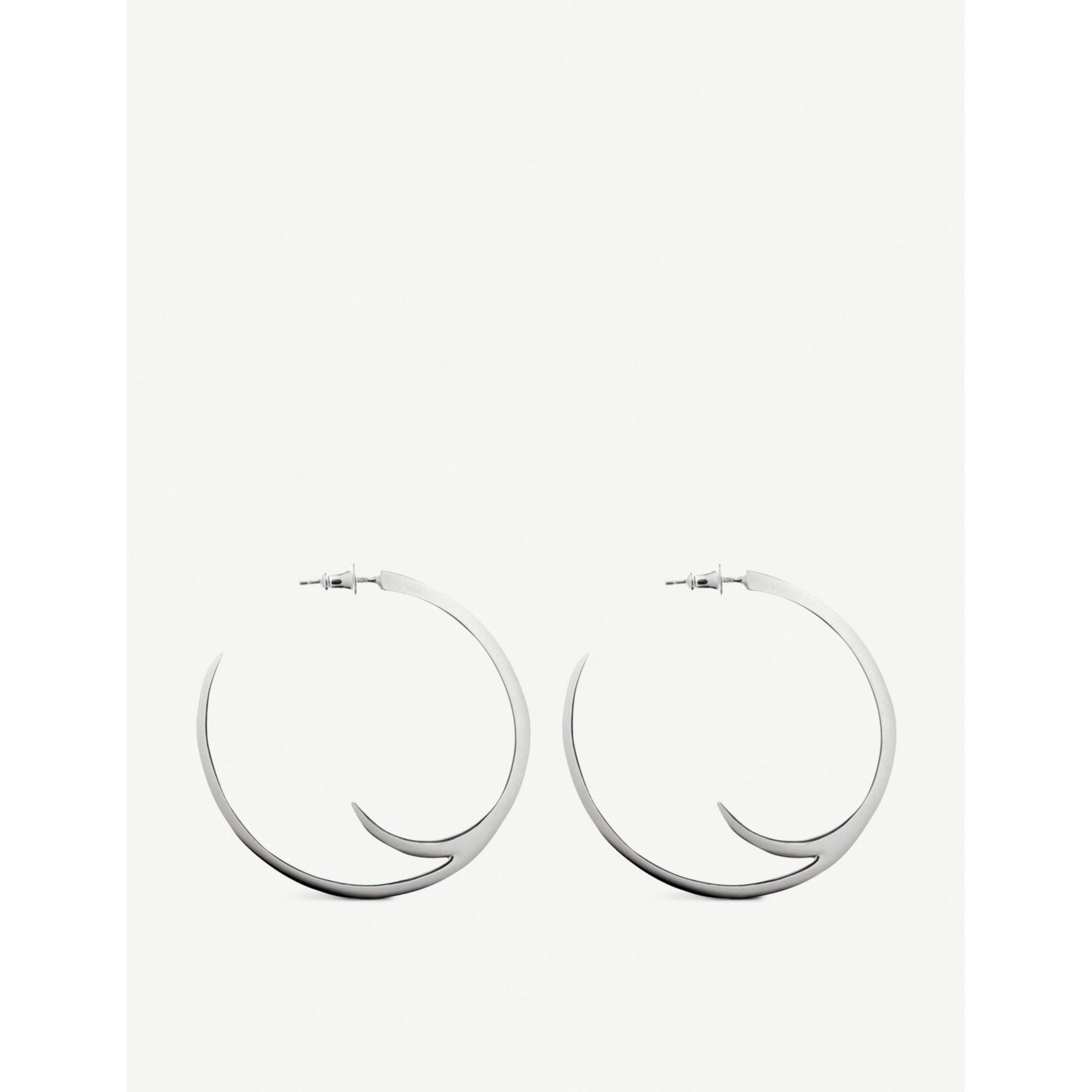 Shaun Leane Cat Claw sterling silver hoop earrings, imported from the UK