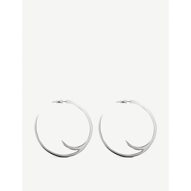 Shaun Leane Cat Claw sterling silver hoop earrings, imported from the UK