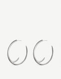 Shaun Leane Cat Claw sterling silver hoop earrings, imported from the UK