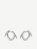 Shaun Leane Thorn hoop sterling silver earrings, 17mm drop (British brand)