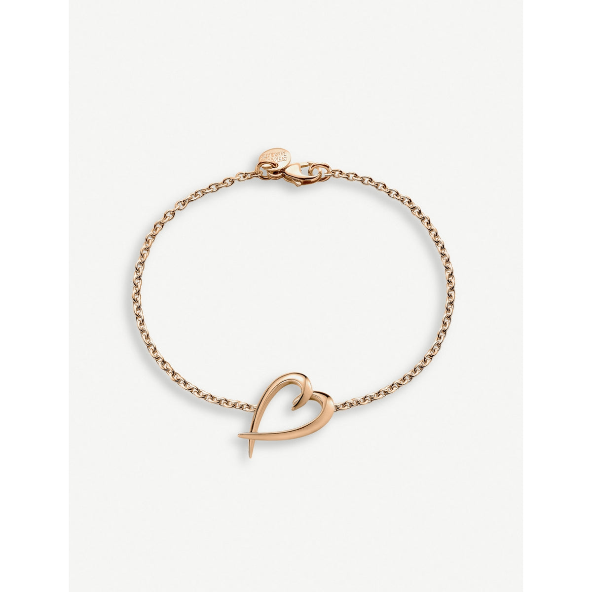 Shaun Leane rose gold vermeil silver heart bracelet - British product