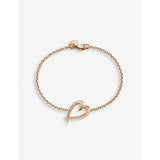 Shaun Leane rose gold vermeil silver heart bracelet - British product