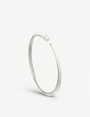 Shaune Leane sterling silver Tusk Sabre bangle 65mm, UK version