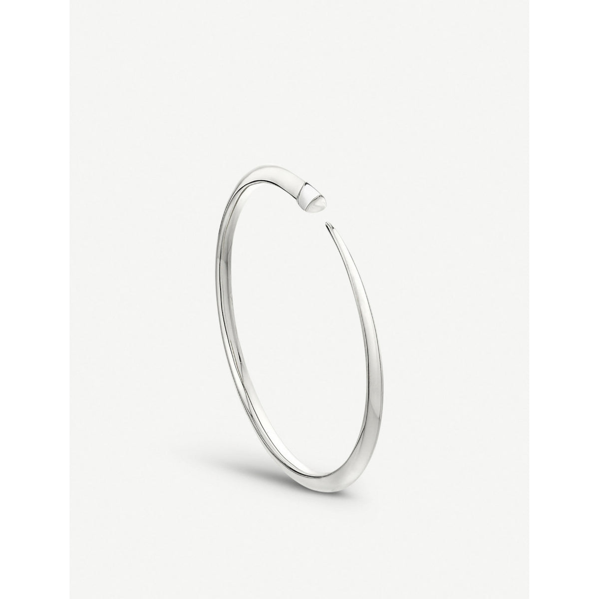 Shaune Leane sterling silver Tusk Sabre bangle 65mm, UK version