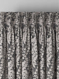 Next charcoal grey leaf made to measure curtains - British product